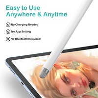 ODM Promotionnel Pas Cher En Plastique Stylet Passif Tactile Stylo Accessoire pour Apple Android pour Huawei pour Xiaomi Mobile et Tablette iPa