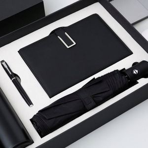 Hot Corporate Gift Box Set <b>Smart</b> Thermos Cup Umbrella A5 Hardcover Notebook Custom logo Meeting Items Luxury Business Gift Set - Product Image 3