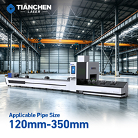Mesin Pemotong Laser Serat Tabung CNC Otomatis 6m 9m 6000W Raycus Pemotong Laser Pipa Logam