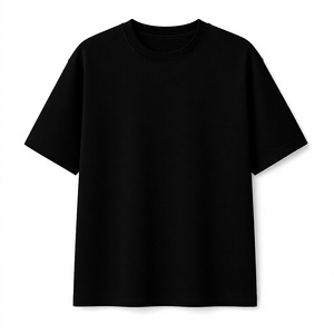 Camiseta de Algodón Tejido de Color Sólido para Hombre - Servicio Personalizado OEM ODM de Alta Calidad, Corte Holgado - Product Image 2