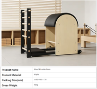 Appareil de Pilates professionnel Ladder Barrel, cadre en érable, logo et couleur personnalisés, équipement de studio de Pilates, durable et écologique