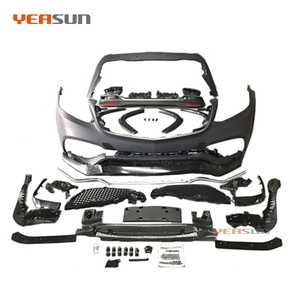 Kit carrosserie X166 de haute qualité, mise à niveau GLS63, nouveau design, pare-chocs complet, s'adapte parfaitement à la <span class=keywords><strong>Mercedes</strong></span> Benz <span class=keywords><strong>GLS</strong></span> 2016 2017 <span class=keywords><strong>2018</strong></span> 2019 - Product Image 3