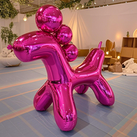 Ballons gonflables métalliques à double couche, grands ballons disco brillants avec pompe à air, ballons en PVC réutilisables pour la décoration d'événements de grande envergure