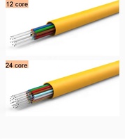 Harga pabrik murah satu Mode 9/125um G.652D 12 Core Distribution serba guna distribusi kabel optik fiber Internet Ningbo