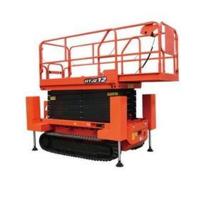 Lift listrik jangkauan 6m hingga 12m, dengan Platform bergerak untuk Pabrik & proyek konstruksi - Product Image 6