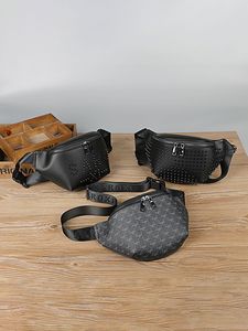 Sac banane unisexe de haute qualité, imperméable, style streetwear, avec fermeture éclair, texture PU et doublure en polyester, pour activités de plein air - Product Image 4