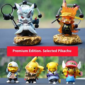 Ornement de tableau de bord <span class=keywords><strong>Pikachu</strong></span> mignon nouvelle décoration de voiture intérieure en PVC avec des personnages congelés modèle jouet fonction de souffleur d'air 1:8 - Product Image 4