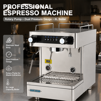 Máquina de Café Comercial, Máquina de Café Estilo Americano Más Vendida, Modelo Popular, Máquina de Café Semiautomática