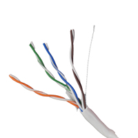 Kabel LAN UTP Cat 5e Cat.305m Merk Brand Roll 305 Meter Box Low Smoke