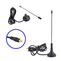 Récepteur TV DVB-T noir, radio DAB+ FM avec dongle RTL-SDR, tuner TV numérique USB pour ordinateur portable