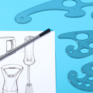 FOSKA Set da <span class=keywords><strong>Disegno</strong></span> 3 Pezzi in Borsa PVC, Curve Francesi Ideali per Lavori di Dettaglio, Progetti di <span class=keywords><strong>Disegno</strong></span>, Creazione di Modelli e la Maggior Parte delle Opere Artigianali - Product Image 3