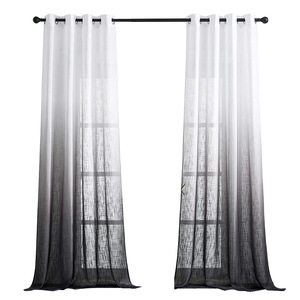 Voilages dégradés en lin XinLan, rideaux transparents respirants filtrant la lumière pour l'intimité - Product Image 4