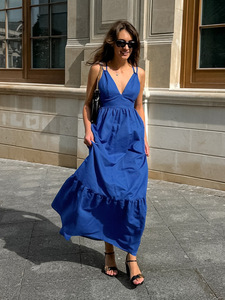 Robe midi élégante pour femme, col bateau, sans manches, ceinturée, coupe trapèze, motif floral abstrait noir et blanc, pour le bureau et le quotidien - Product Image 1
