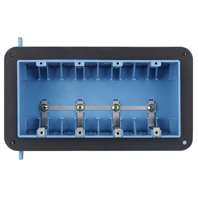 Waterproof IP54 Outdoor Electric PVC Junction Box 4 Gang Outlet for Approved American Standard