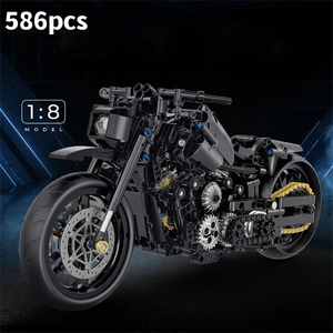 ShuangGao 60502, Modelo Técnico de Motocicleta a Escala 1:8, Juguete de Bloques de Construcción <span class=keywords><strong>para</strong></span> Niños, Regalo, 586 Piezas - Product Image 2