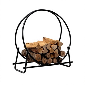 Porte-bûches en fer au design tendance, de qualité supérieure, taille personnalisée, pour foyer de jardin, fabriqué en Inde. - Product Image 1