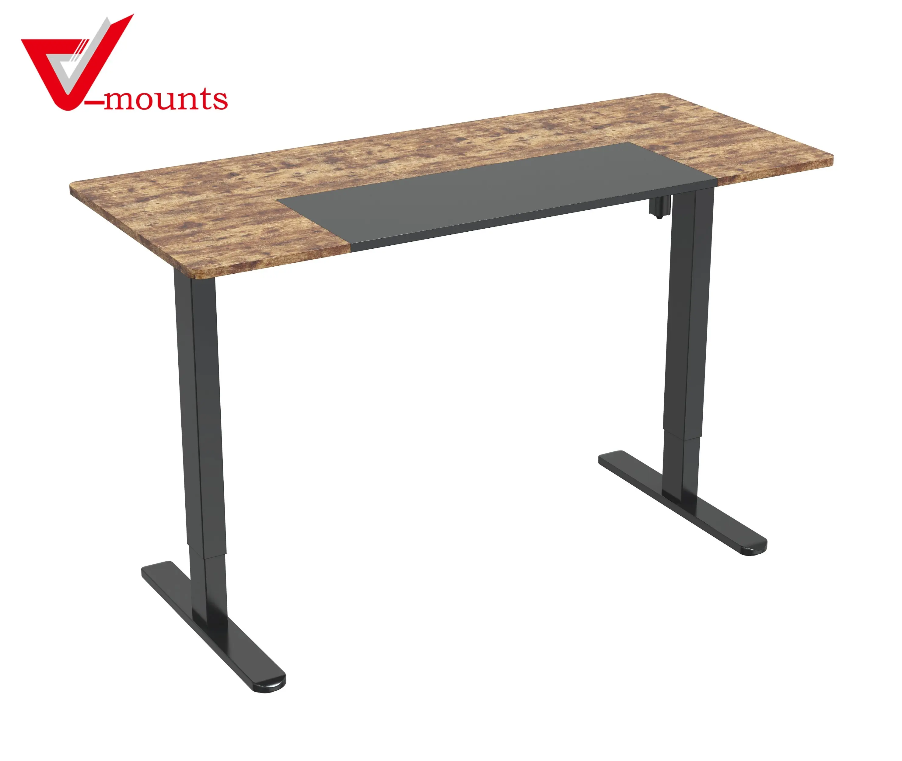 V-mounts ErgoFusion single motor office electric adjustable desk adjustable height desks table adjustable VM-JSD5-02-4P