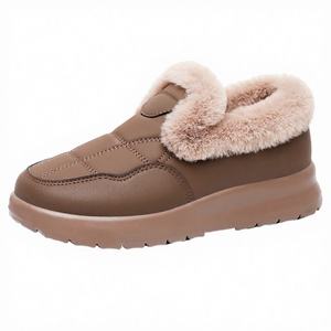 Women's Winter Casual <b>Shoes</b> Leather Upper PVC Outsole <b>Soft</b> Lightweight Anti Slip Breathable Elegant Flat <b>Shoes</b> - Product Image 2