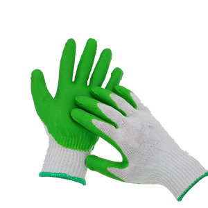 Перчатка Рабочая гладкая с латексным покрытием, <span class=keywords><strong>10</strong></span> калибра, из натурального белого хлопка, трикотажная перчатка для защиты рук - Product Image 4