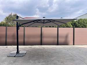 Sombrillas Plegables LED Solares para Terraza Exterior de 2.5m y 3m, Venta al Por Mayor de Fábrica, Ideales para Restaurantes y Hoteles - Product Image 6