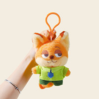 Porte-clés en peluche renard personnalisé sur mesure, directement de l'usine, pendentif de sac dessin animé Nick Wilde, mascotte 31cm-50cm, accessoires unisexes