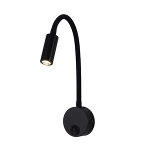 3 Wát hiện đại có thể điều chỉnh Led headboard Đèn đọc sách khách sạn linh hoạt ngỗng cổ cạnh giường ngủ đọc sách ánh sáng trên Off chuyển đổi Đèn tường - Product Image 2