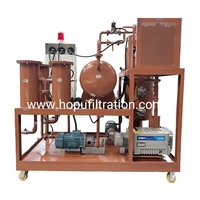 Nueva Unidad de Purificación y Deshidratación de Aceite para Turbinas Hopu, Máquina de Reciclaje de Aceite para Compresores, Capacidad de 8 Galones, Flujo de 25 L/Min, Garantía de 5 Años