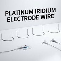Électrodes de résection bipolaires transurétrales en boucle de découpe, en platine médical (90 % platine, 10 % iridium), fil d'électrode urinaire JYDZ PtIr-2 ISO