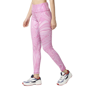 Lulu Women High Waist Front Print <b>Tight</b> No See-Through Tummy Control Breathable Anti-Bacterial Soft Yoga Workout Running - Product Image 1