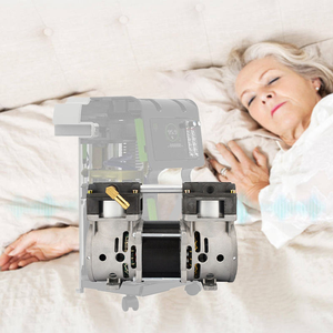 Compresor de Oxígeno Estacionario sin Aceite, Refrigerado por Aire, para Concentrador de Oxígeno de 5L, Bomba de Aire Médica, Bajo Ruido, Silencioso, 70L/min, 110V - Product Image 3