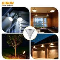 Projecteur LED PAR38 étanche avec culot E27, tout en aluminium, 13W 15W 18W, blanc chaud 3000 4000 6500K, intérieur/extérieur
