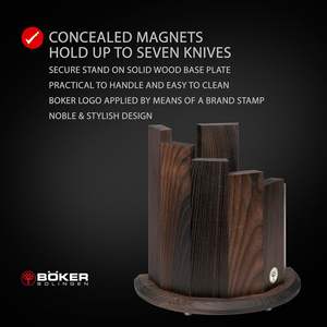 <span class=keywords><strong>Boker</strong></span> 30402 Bloque De Cuchillo Magnético De Madera, Makassar - Product Image 3