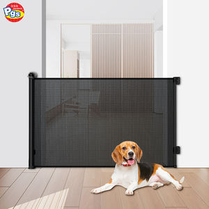 प्रोडिगी sg020 रिट्रेटेबल पालतू गेट सरल स्थापना लंबा जाल गेट कुत्तों के लिए बटन सुरक्षित छोटे पशु बाधा बना प्लास्टिक - Product Image 3