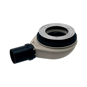 Scarico Moderno Ribassato per Lavabo Bagno, Piastra di Scarico in Plastica ABS, Uscita per Piatto Doccia 90, 40 X H.58 mm, Elettroplaccato - Product Image 4