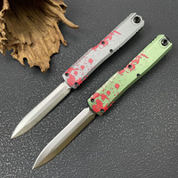 Couteau pliant haut de gamme en alliage d'aluminium UT85, couteau de survie tactique portable pour le camping en plein air, couteau de défense personnelle pour la jungle