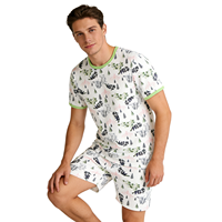 T-shirt imprimé pour adulte motif bébé panda, haut pour adulte avec boutons-pression sur l'épaule pour homme, jolies tenues ABDL