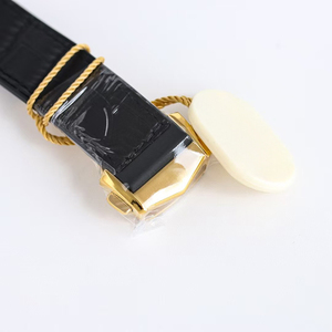 Reloj Mecánico Unisex de Alta Calidad en Oferta, con Caja Dorada, Bisel de Cerámica, Correa de Cuero, Fecha, Luminoso, Resistente al Agua y Cristal de Zafiro - Product Image 5