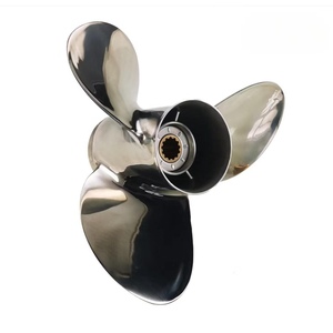 9.9-15HP 9 1/4X12-J acier inoxydable bateau marine hors-bord hélice 3 pales hélice assortie moteur YAMAHA - Product Image 5