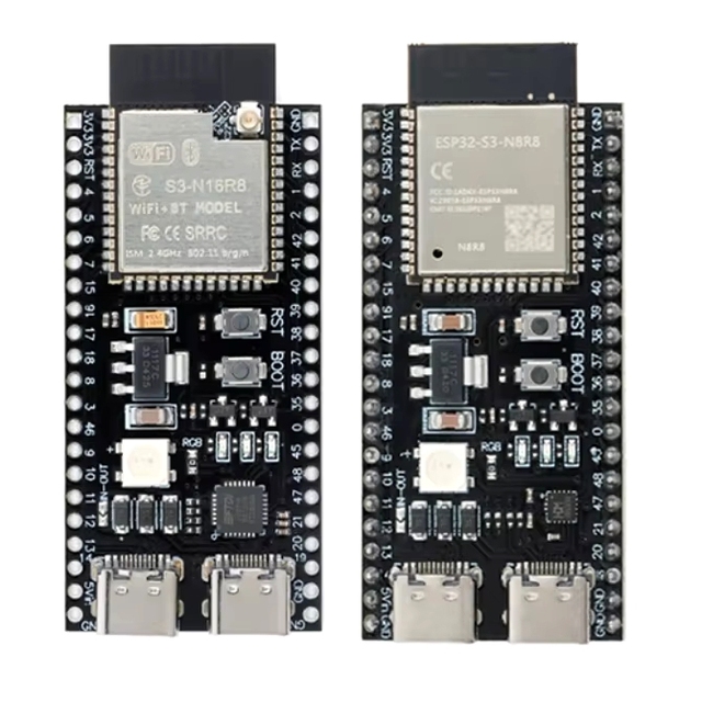 Esp32-S3 Development Board Wireless Wifi+ Blue Tooth Dual-Core -Bit Mcu Core Module Ai Smart Robot