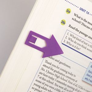 Marcadores en forma de flecha, coloridos, irregulares, de plástico, reutilizables para libros y notas, paquete de 8 - Product Image 3