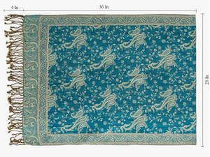 Pashmina hissediyorum şal kadınlar için Rave eşarp yumuşak ipeksi geri dönüşümlü Paisley Vintage jakarlı şal saçaklar ile - Product Image 5