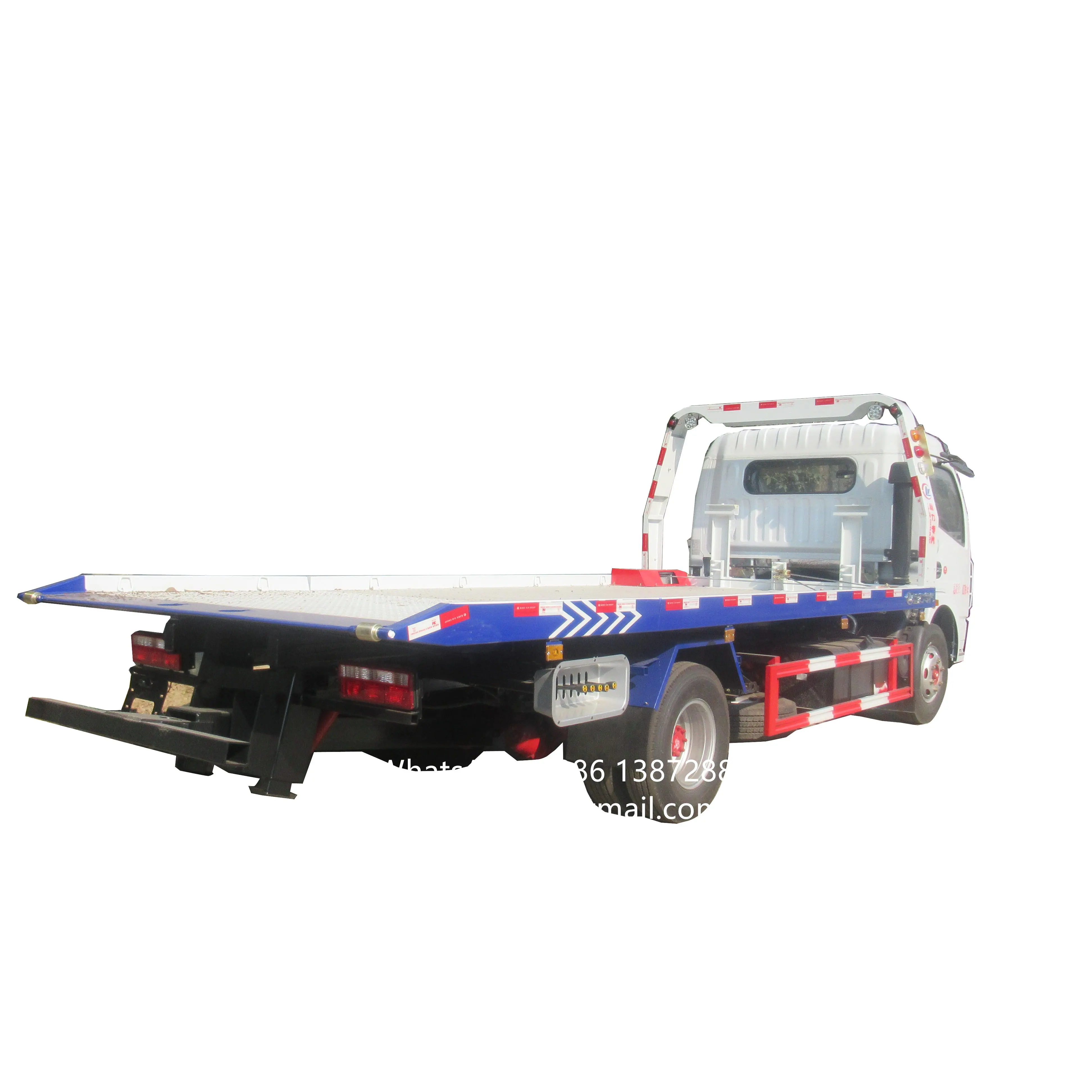 JAC 4 ton hydraulic winch slide flat bed recovery rollback wrecker trucks for sale