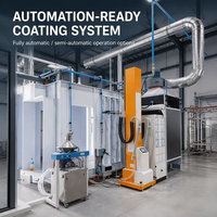 Ligne de revêtement en poudre entièrement automatique WLD-C avec système de convoyeur aérien, ligne de revêtement robuste pour châssis de remorque