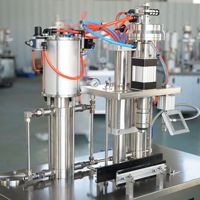 Machine de remplissage et de scellage pour aérosols, pulvérisateurs et désodorisants en bombe