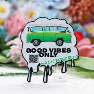 Imán de Refrigerador Personalizado de Fábrica, de Aleación de Zinc Metálico, con Diseño de Auto de Dibujos Animados Impreso en 3D, con Código QR para Publicidad - Product Image 1