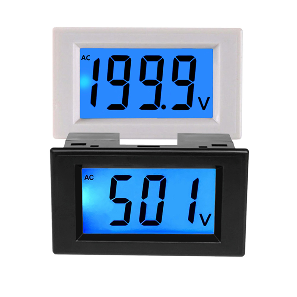 9v 0-600v交流数显电压表液晶数显表迷你数字交流电压表220伏电源d85