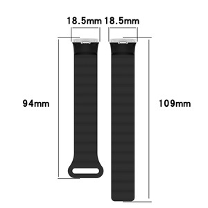สายนาฬิกาซิลิโคนแม่เหล็กสำหรับ <span class=keywords><strong>Xiaomi</strong></span> <span class=keywords><strong>Mi</strong></span> <span class=keywords><strong>band</strong></span> <span class=keywords><strong>7</strong></span> 6 5 4 3สีคู่ - Product Image 4