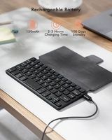 Teclado Bluetooth Universal OEM ODM para Samsung Galaxy Z Fold, iPad mini 7 2024, Teléfonos, Mini Teclado Bluetooth Dual con AnyAng