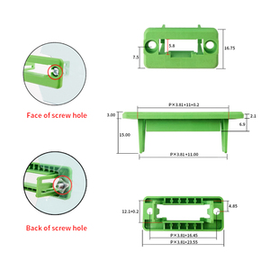 3.81MM Pitch Hrough-wall Solderless Butt Support Plug-in Flame <b>Terminal</b> - Product Image 2