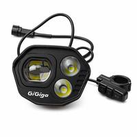 Feux LED de style Baja pour Light Bee X Ultra Bee GiGigo Gi03, commande par guidon/câble, triple lentille, étanche IP68, prise